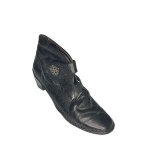 Josef Seibel Leather Boots Black